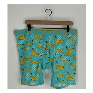 Step One Boxer Brief Fly Banana Mens Size 4XL Blue Yellow New Underwear